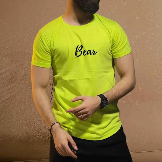 “Bear” Streetwear T-Shirt – Front & Back Graphic Tee.