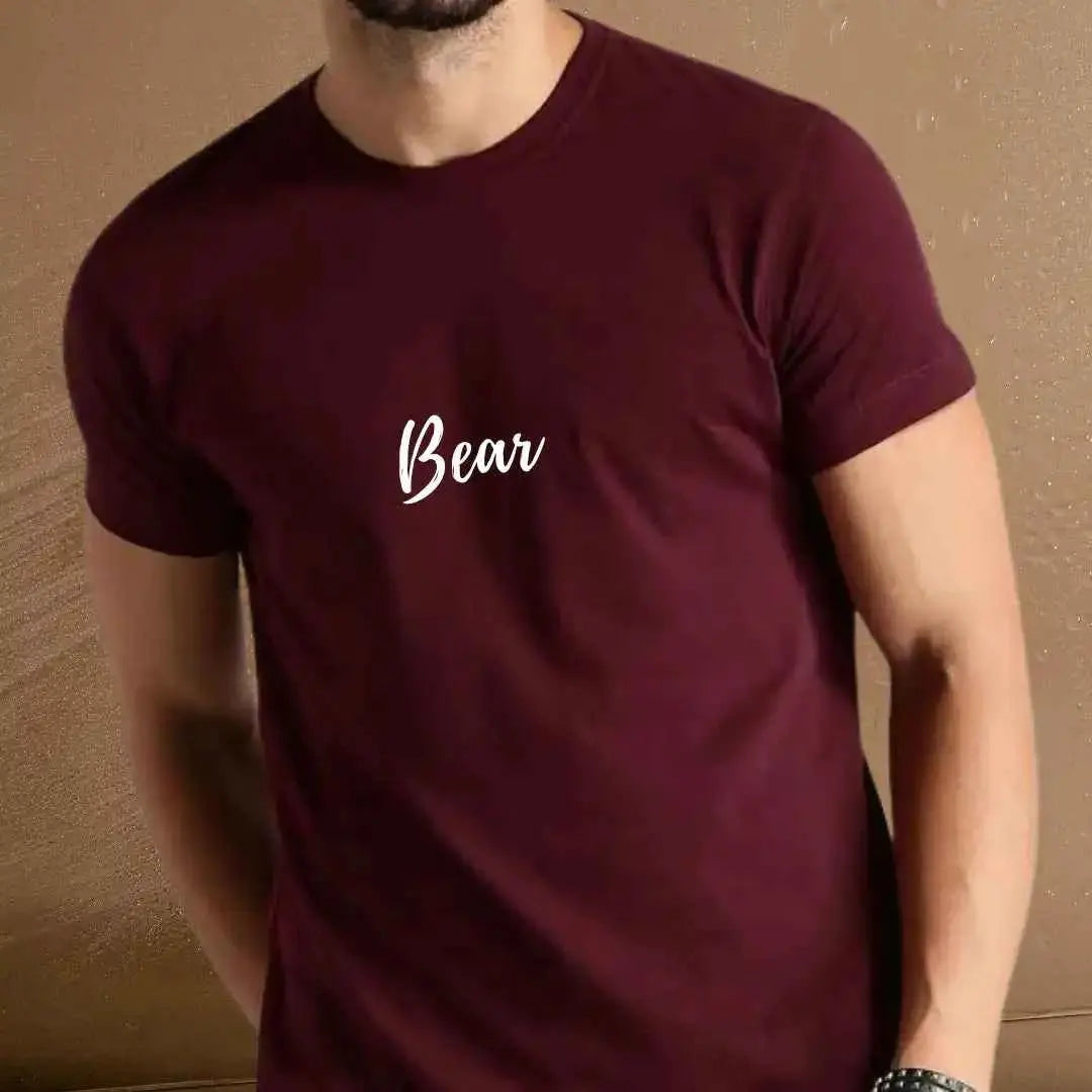 “Bear” Streetwear T-Shirt – Front & Back Graphic Tee.