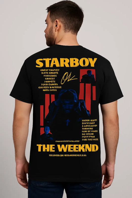 Starboy Black Tshirt Mockup