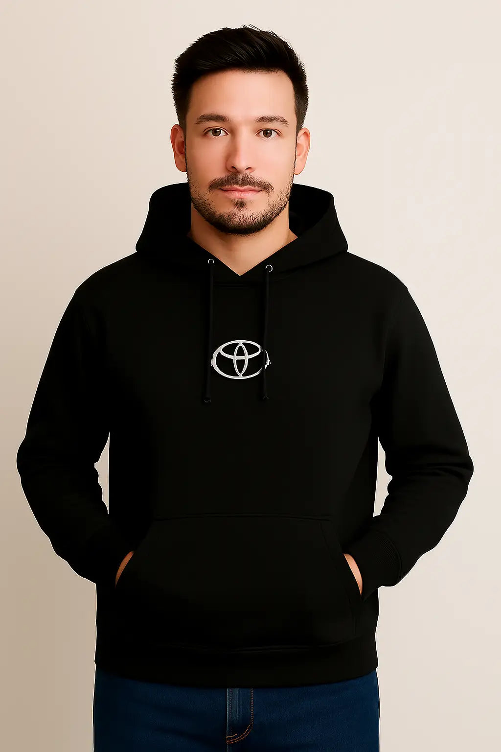 Suppra Design Black Hoodie front