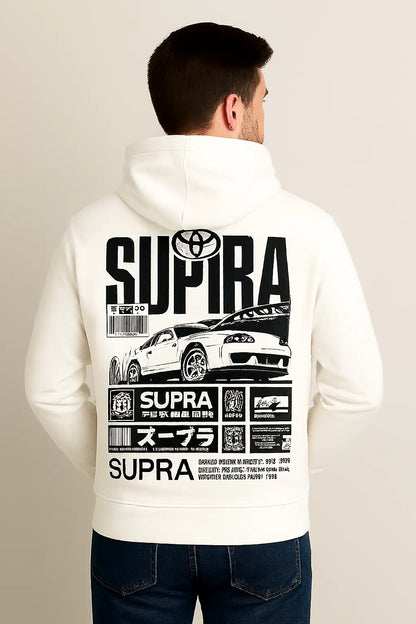 White Hoodie Back Side 