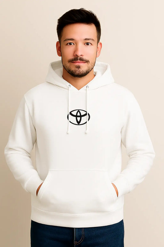 White Hoodie front side 
