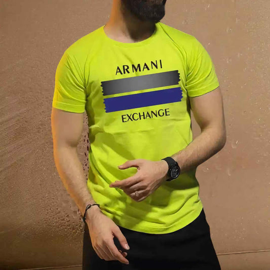 Armani Exchange Brushstroke Logo T-Shirt – Branded Men’s Casual Wear in Pakistan - The Gentleman's
