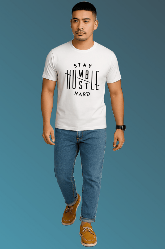Stay Humble Hustle Hard | Motivational Graphic Tee