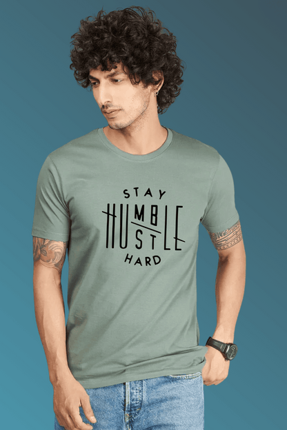 Stay Humble Hustle Hard | Motivational Graphic Tee