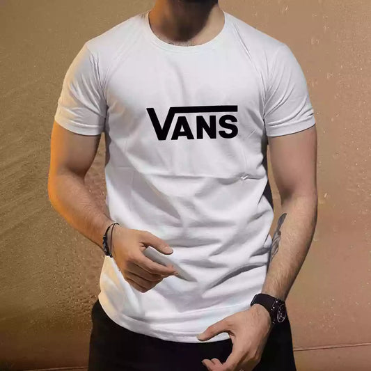 Vans Logo T-Shirt for Men – Streetwear Style in Pakistan - The Gentleman's