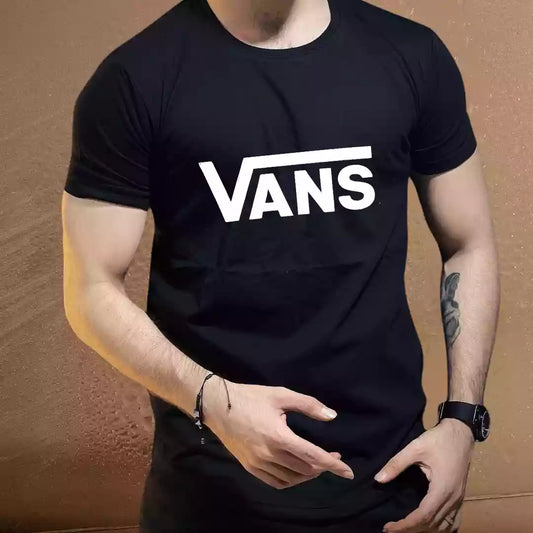 Vans Logo T-Shirt for Men – Streetwear Style in Pakistan - The Gentleman's